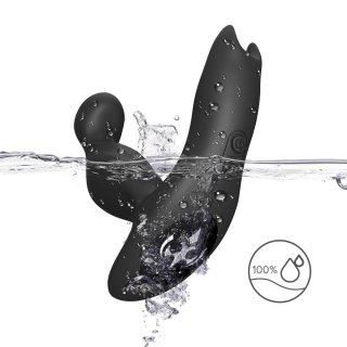 Boss of Toys Bat king - masażer prostaty z wibracjami na pilota, USB Czarny