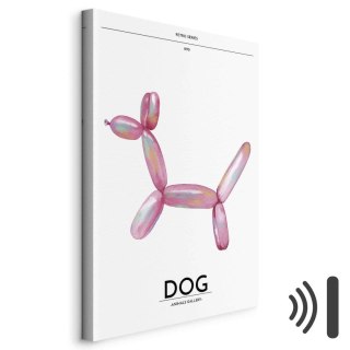 Obraz - Holo-Dog - Kolorowy pies w stylu retro 40x60 Akustyczny