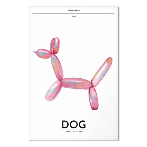 Obraz - Holo-Dog - Kolorowy pies w stylu retro 40x60 Akustyczny