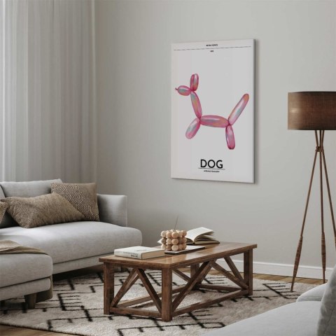 Obraz - Holo-Dog - Kolorowy pies w stylu retro 40x60 Akustyczny