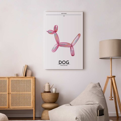Obraz - Holo-Dog - Kolorowy pies w stylu retro 40x60 Akustyczny