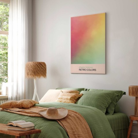 Obraz - Cherry Brezee - Pastelowy gradient w delikatnych retro kolorach 40x60 Standard