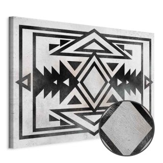 Obraz - Etniczny wzór (1-częściowy) szeroki 30x20 Premium Print