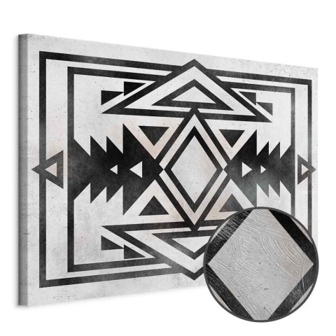 Obraz - Etniczny wzór (1-częściowy) szeroki 30x20 Premium Print
