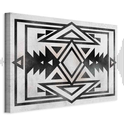 Obraz - Etniczny wzór (1-częściowy) szeroki 90x60 Akustyczny