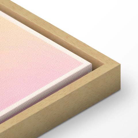 Obraz - Peaceful Drift - Delikatne pastelowe odcienie tworzące harmonijną całość 60x90 W ramie drewnianej naturalnej