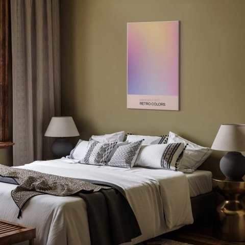 Obraz - Peaceful Drift - Delikatne pastelowe odcienie tworzące harmonijną całość 80x120 Akustyczny