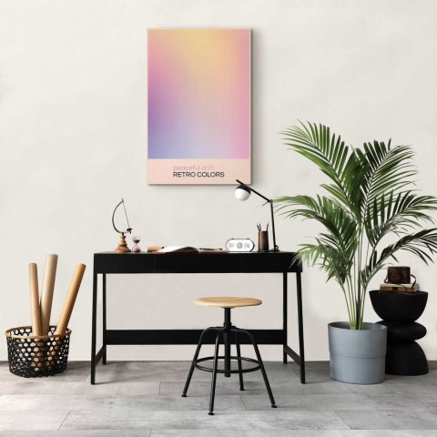 Obraz - Peaceful Drift - Delikatne pastelowe odcienie tworzące harmonijną całość 80x120 Premium Print