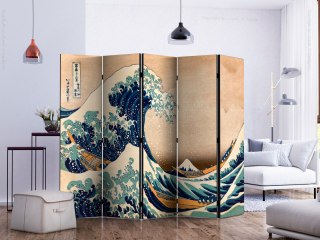 Parawan - Hokusai: Wielka fala w Kanagawie (Reprodukcja) II 225x172 Akustyczny