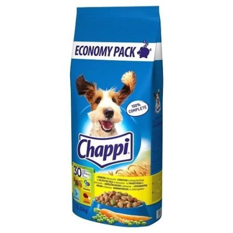 Chappi Sucha Karma Dla Psów Z Drobiem I Warzywami 13,5kg