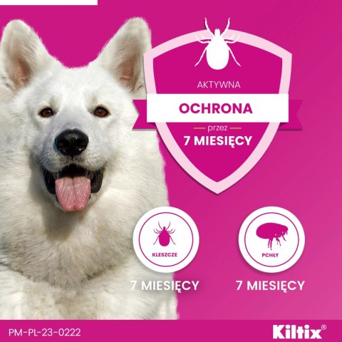 Bayer Kiltix Obroża Na Kleszcze I Pchły Dla Psa 70cm