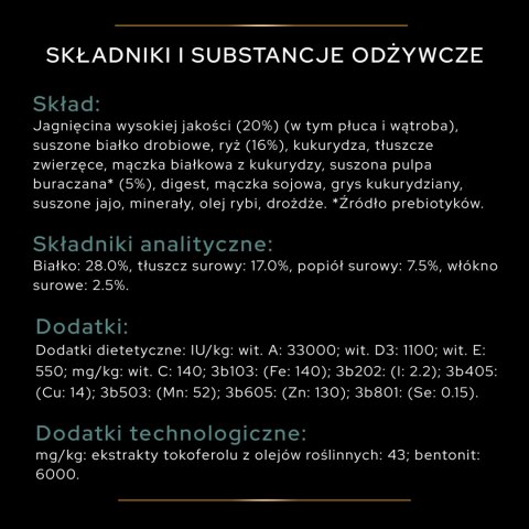 Purina Pro Plan Small & Mini Adult OptiDigest Jagnięcina 7kg