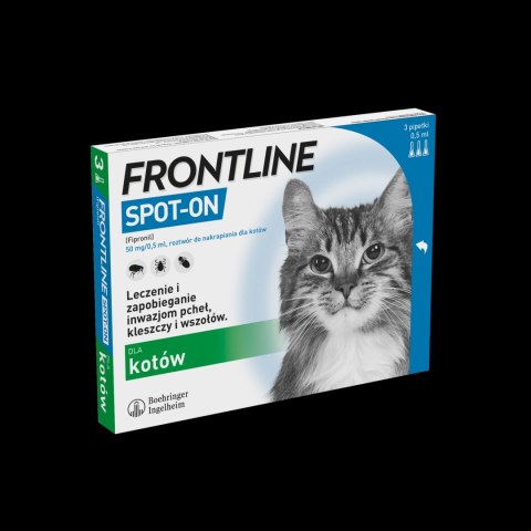 FRONTLINE Spot On Dla Kotów 3x0,5ml