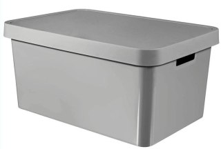 Curver Infinity Pojemnik Z Przykrywką Szary 45l