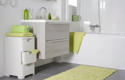 Curver Style Regał Z Szufladami Kremowy 42l