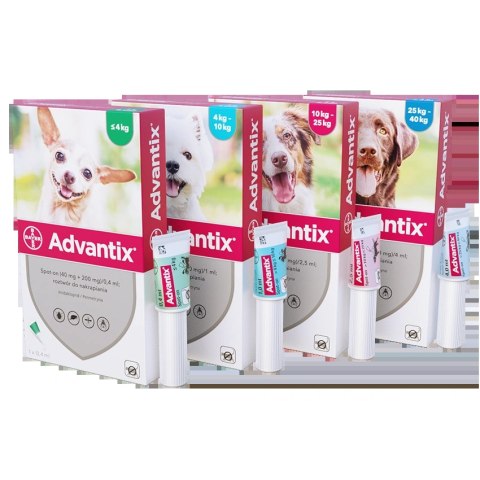 Bayer Advantix Krople Na Kleszcze I Pchły 2,5ml