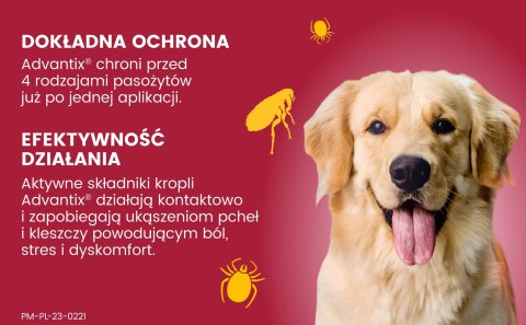 Bayer Advantix Krople Na Kleszcze I Pchły 4ml