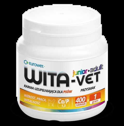 Eurowet Wita-Vet Junior +Aldut 400tab