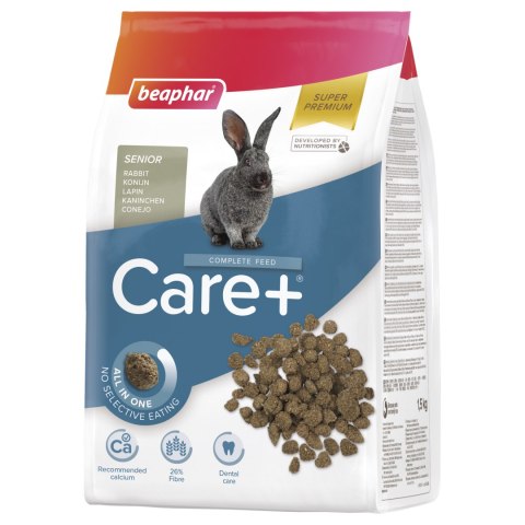 BEAPHAR Care+ Rabbit Senior Karma Super Premium Dla Królików Seniorów 1,5kg