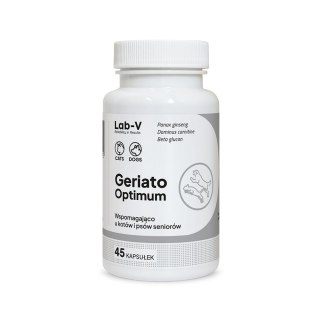Lab-v Geriato Optimum Wspomaganie Zdrowia Seniorów Dla Psów I Kotów 45 Kapsułek
