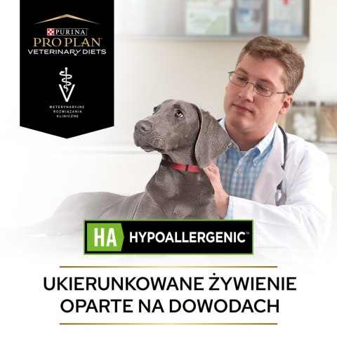 PRO PLAN Veterinary Diets HA Hypoallergenic Karma Sucha dla Psa 7 kg