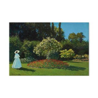 Obraz - Claude Monet - Kobieta w ogrodzie 120x80 Akustyczny