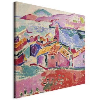 Obraz - Henri Matisse - Widok na Collioure 60x60 Na płótnie włoskim