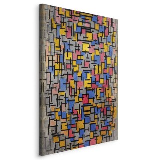 Obraz - Piet Mondrian - Kompozycja 60x90 Na płótnie włoskim
