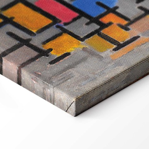 Obraz - Piet Mondrian - Kompozycja 60x90 Na płótnie włoskim