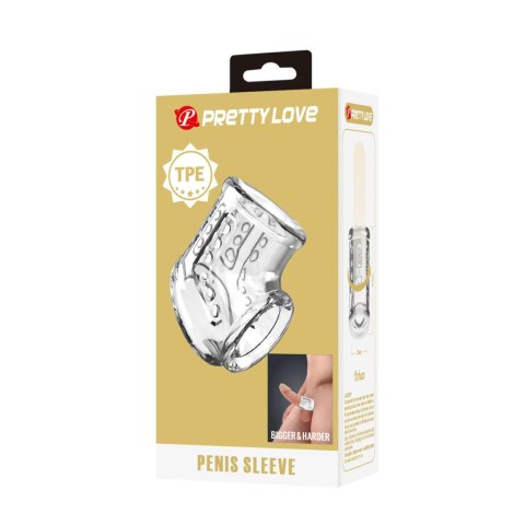 Pretty Love Penis Sleeve - Clear