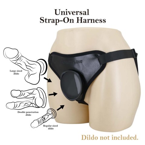 Pretty Love Fogg II Black Universal Harness Briefs