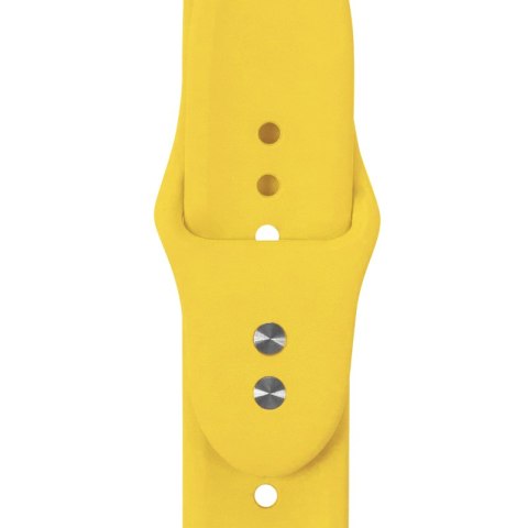 Crong Liquid - Pasek do Apple Watch 38/40/41/42 mm (żółty)