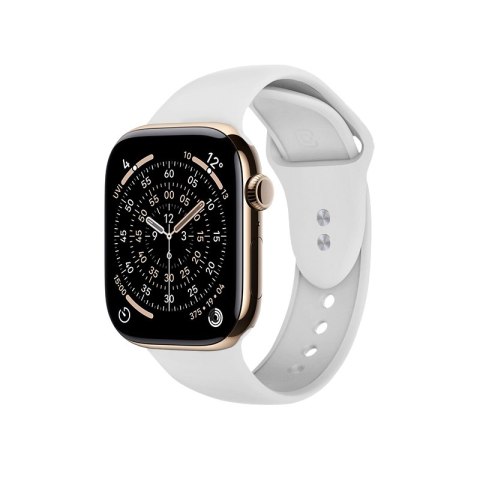 Crong Liquid - Pasek do Apple Watch 38/40/41/42 mm (biały)