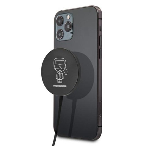 Karl Lagerfeld Outline Magnetic Charger Base - Ładowarka indukcyjna Magsafe 15W