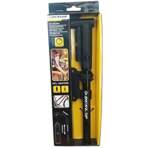 Dunlop - Pompka rowerowa z manometrem
