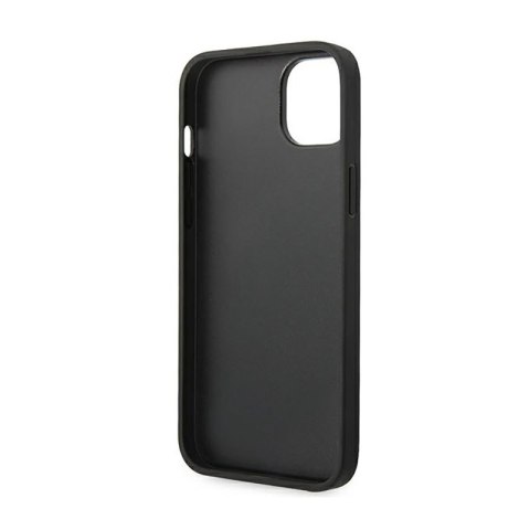 Ferrari Leather Stamp Sides - Etui iPhone 14 Plus (Czarny)