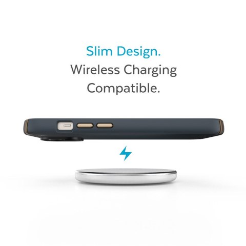 Speck Presidio2 Pro - Antybakteryjne etui iPhone 15 Plus / 14 Plus (Charcoal / Cool Bronze / Slate)