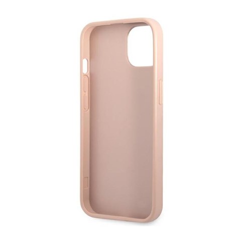Guess Saffiano Triangle Logo Case - Etui iPhone 14 Plus (różowy)