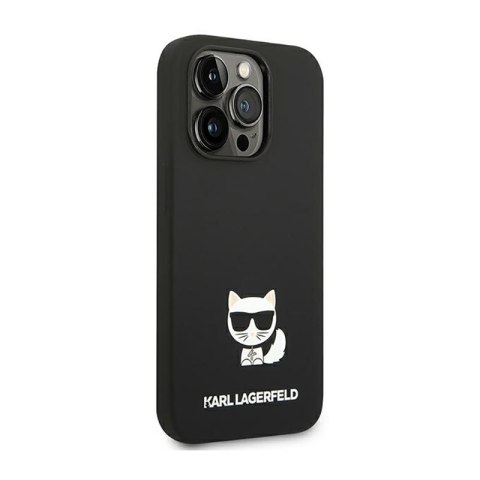 Karl Lagerfeld Choupette Body - Etui iPhone 14 Pro (czarny)