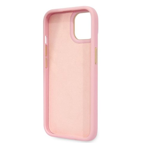 Guess Croco Collection - Etui iPhone 14 Plus (różowy)