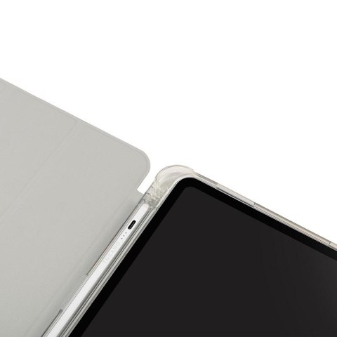 Tucano Satin Case - Etui do iPad 11" (2025) / iPad 10.9" (2022) w/Magnet & Stand up z uchwytem Apple Pencil (srebrny)