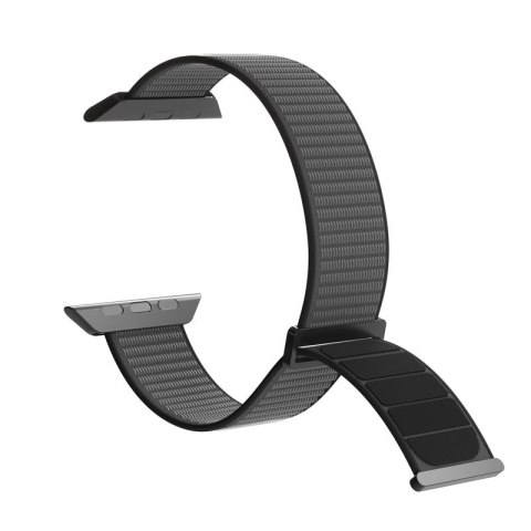PURO Nylon Sport - Pasek do Apple Watch 38/40/41/42 mm (Czarny)