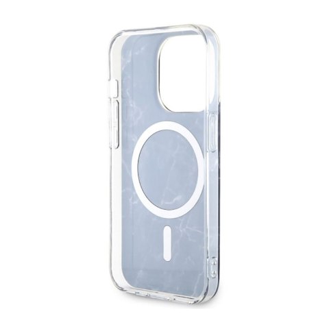 Guess Marble MagSafe - Etui iPhone 14 Pro Max (Czarny)