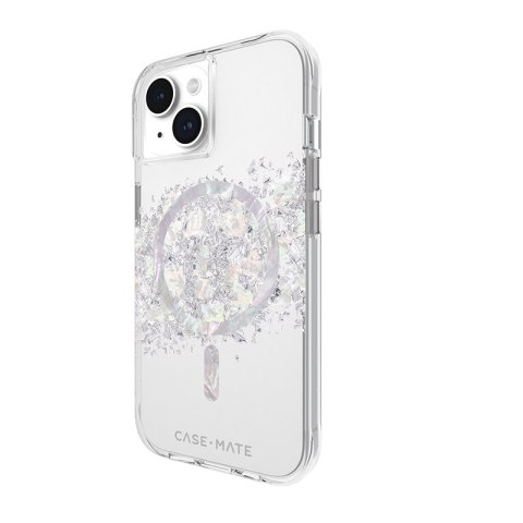 Case-Mate Karat MagSafe - Etui iPhone 15 / iPhone 14 / iPhone 13 zdobione naturalną masą perłową (A Touch of Pearl)