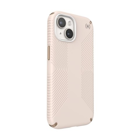 Speck Presidio2 Grip - Etui iPhone 17e / 16e / 15 / 14 / 13 (Bleached Bone / Heirloom Gold / Hazel Brown)