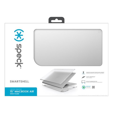 Speck SmartShell - Obudowa MacBook Air 15" (M5/M4/M3/M2/2026-2023) (Clear)