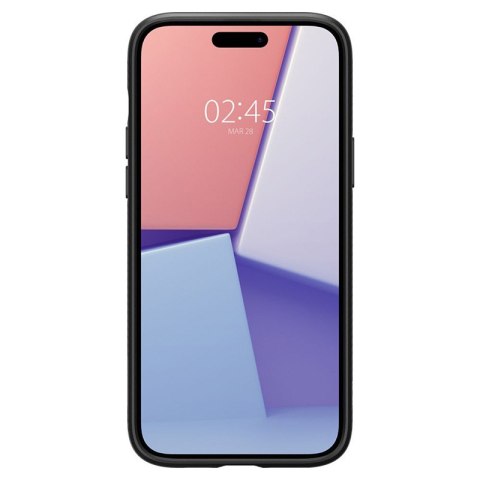 Spigen Liquid Air - Etui do iPhone 15 Plus (Matte Black)