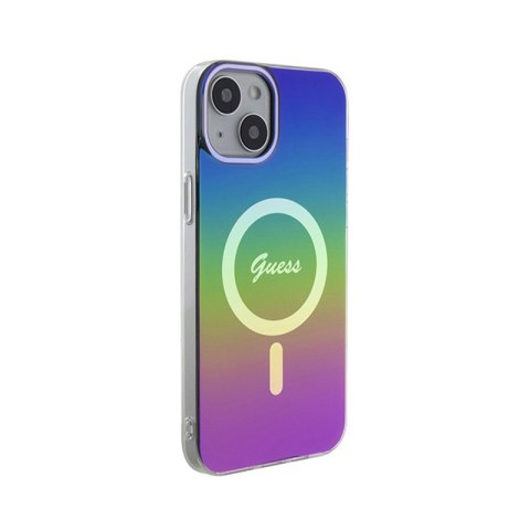 Guess IML Iridescent MagSafe - Etui iPhone 15 (kolorowy)