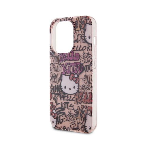Hello Kitty IML Tags Graffiti - Etui iPhone 15 Pro (różowy)