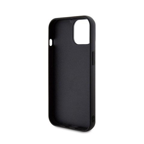 Karl Lagerfeld 3D Rubber Glitter Logo - Etui iPhone 15 (czarny)